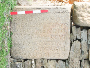 Laje histórica furtada na Ponte de Remondes