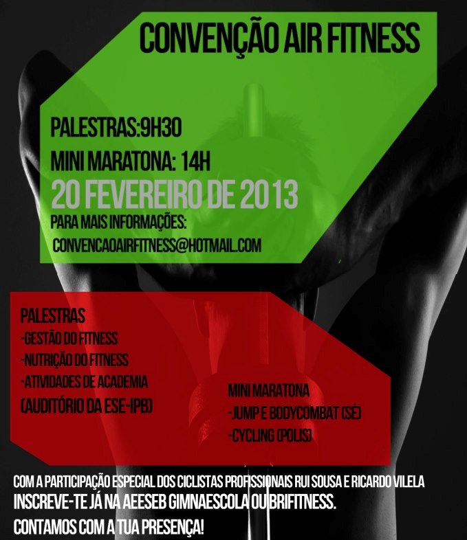 Ricardo Vilela e Rui Sousa em Bragança no “Air Fitness”