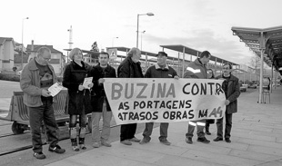 Comissão de Utentes da A4 buzinou contra as portagens