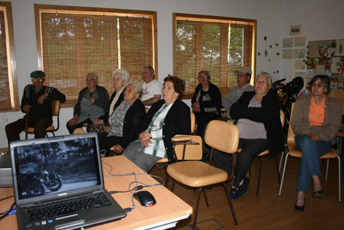 População de Portela foi ao cinema