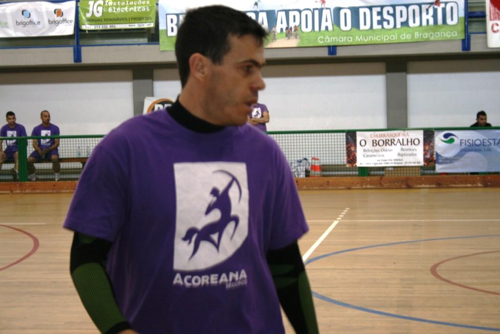 Arnaldo Pereira em Bragança na Maratona de Futsal