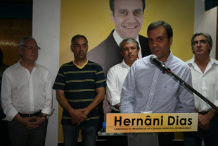 Hernâni Dias apresenta lista dia 28 de Julho