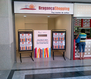 Bragança Shopping recolhe manuais usados