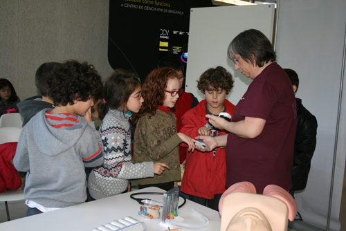 Ciência para crianças em Bragança