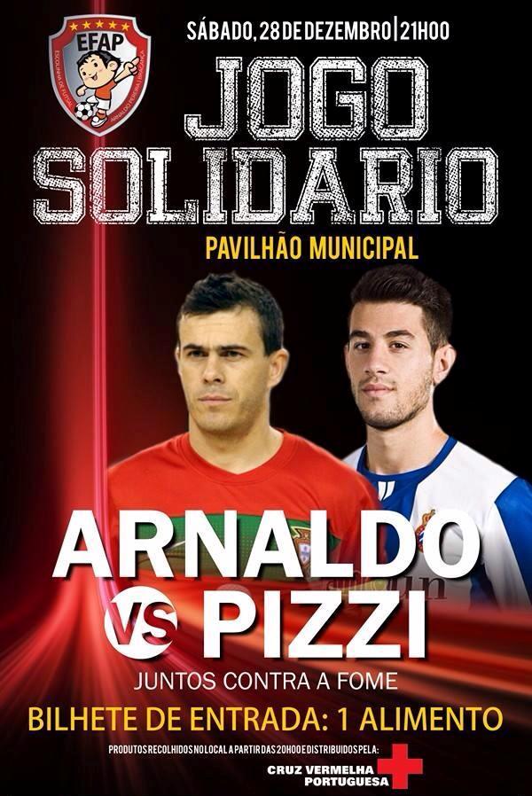 Arnaldo Pereira e Pizzi solidários