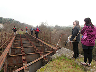 Cumpriu-se anteontem a quinta etapa do percurso pedestre da antiga linha do Tua, entre o Romeu e Mirandela.