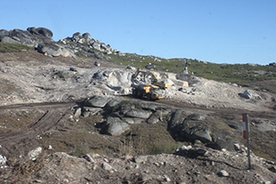 Obras paradas na barragem de Veiguinhas