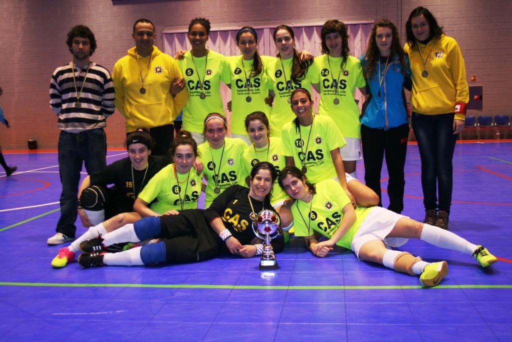 Pioneiros de Bragança fazem a dobradinha no futsal feminino
