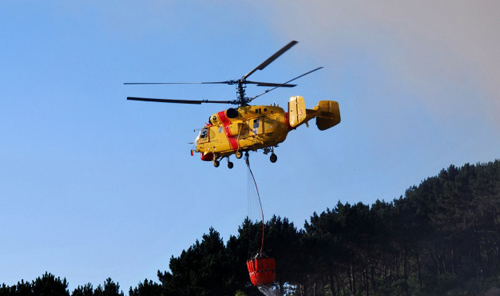 Reforço de meios no distrito para combate a incêndios