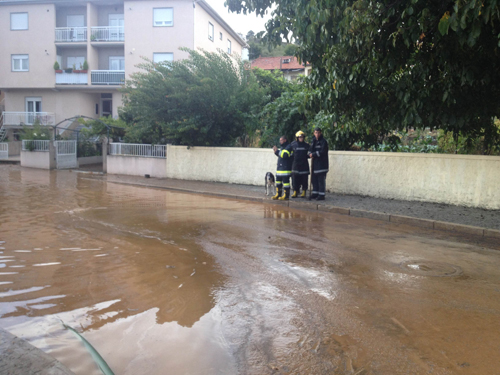 Casas inundadas em Macedo de Cavaleiros
