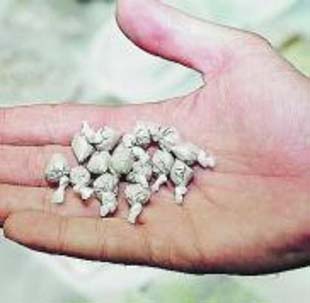 Suspeito de tráfico de droga fica preso