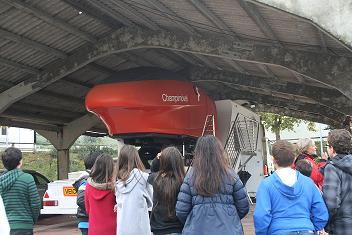 Estudantes de Mirandela estudam corpo humano no Champimóvel