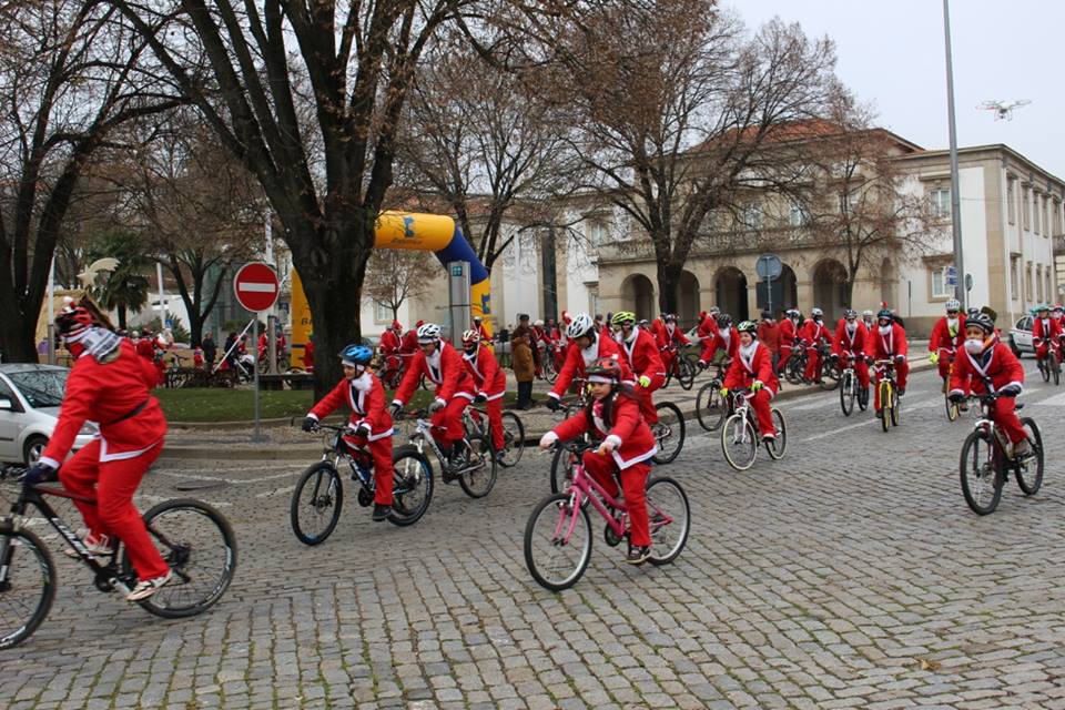 Cerca de 80 pessoas participaram na iniciativa “Natal a pedalar”