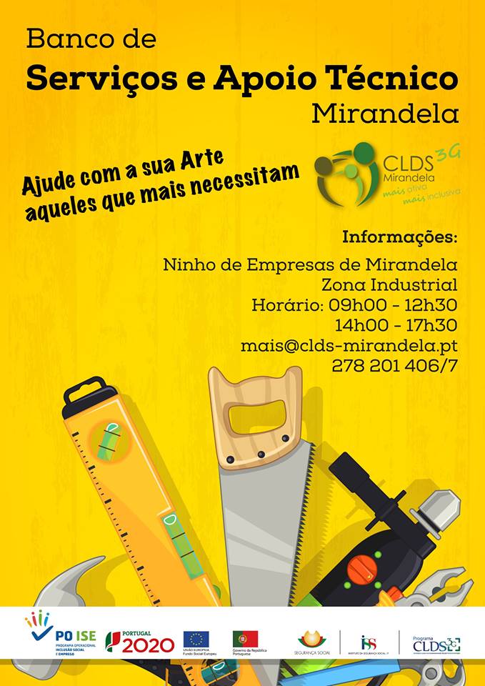 Bancos de móveis e de serviços ajudam famílias em Mirandela
