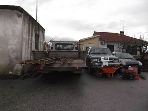 Quatro detidos por furto de carris na estação do Romeu