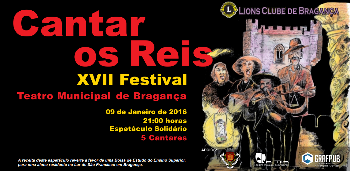 Festival de cantares de reis solidário