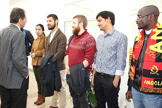 Ministro do Ensino Superior almoçou com estudantes estrangeiros no IPB
