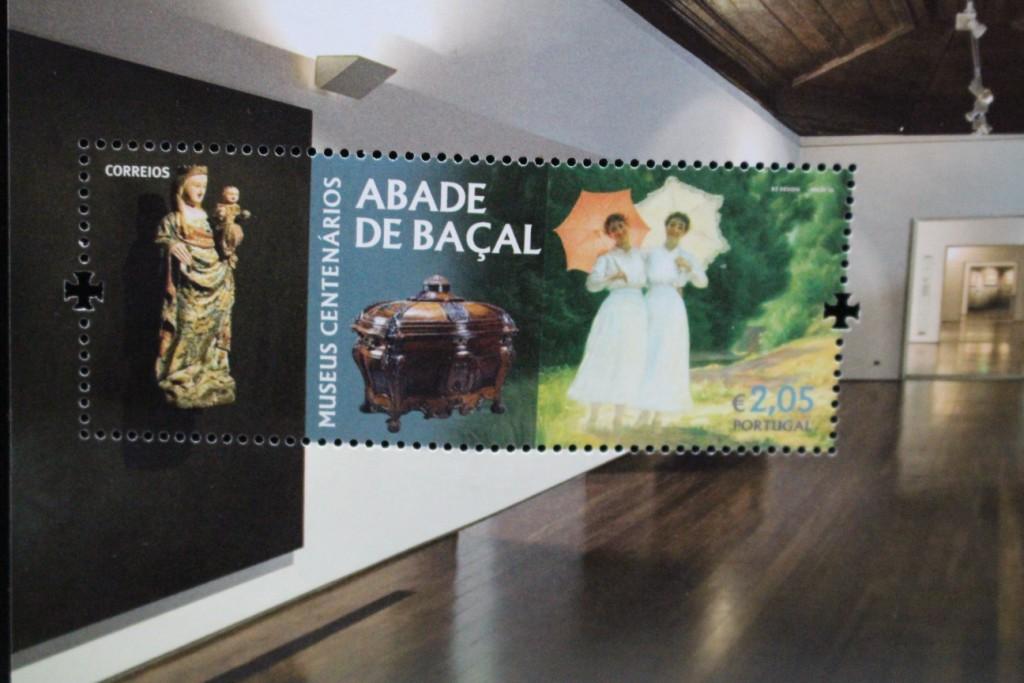 Museu do Abade de Baçal retratado em selos