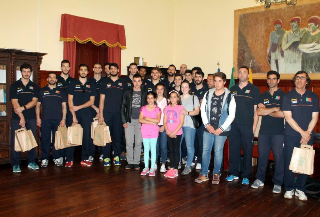 Selecção Nacional de Voleibol homenageada pela autarquia de Vila Flor