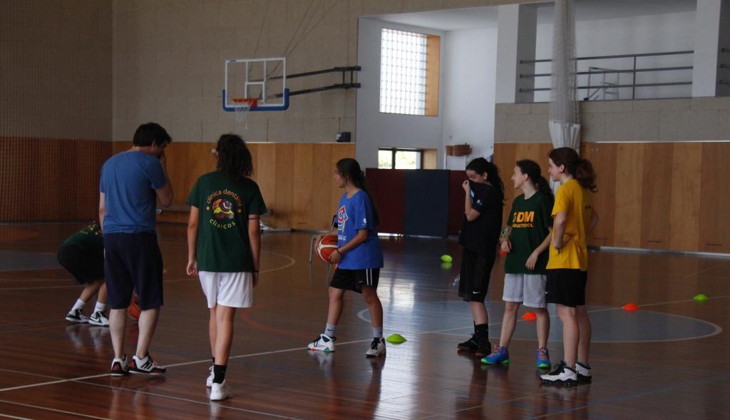 Basquetebolistas concentrados em Bragança