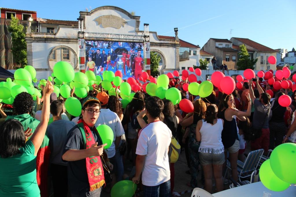 Bragança celebrou vitória do campeonato europeu de futebol