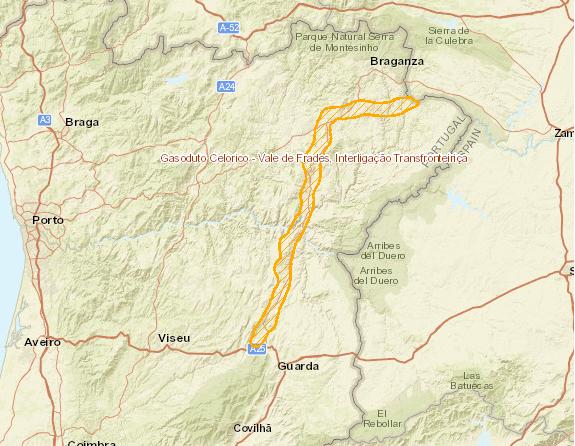 Sete concelhos do distrito de Bragança poderão vir a ser atravessados por gasoduto