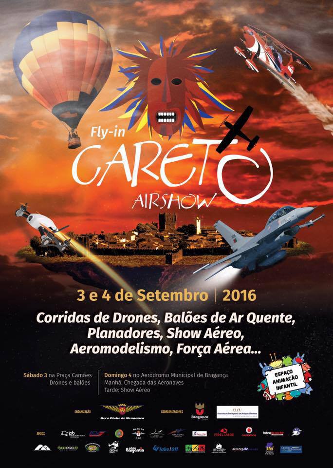 “Fly-in Careto Airshow” promete animar os céus de Bragança este fim-de-semana