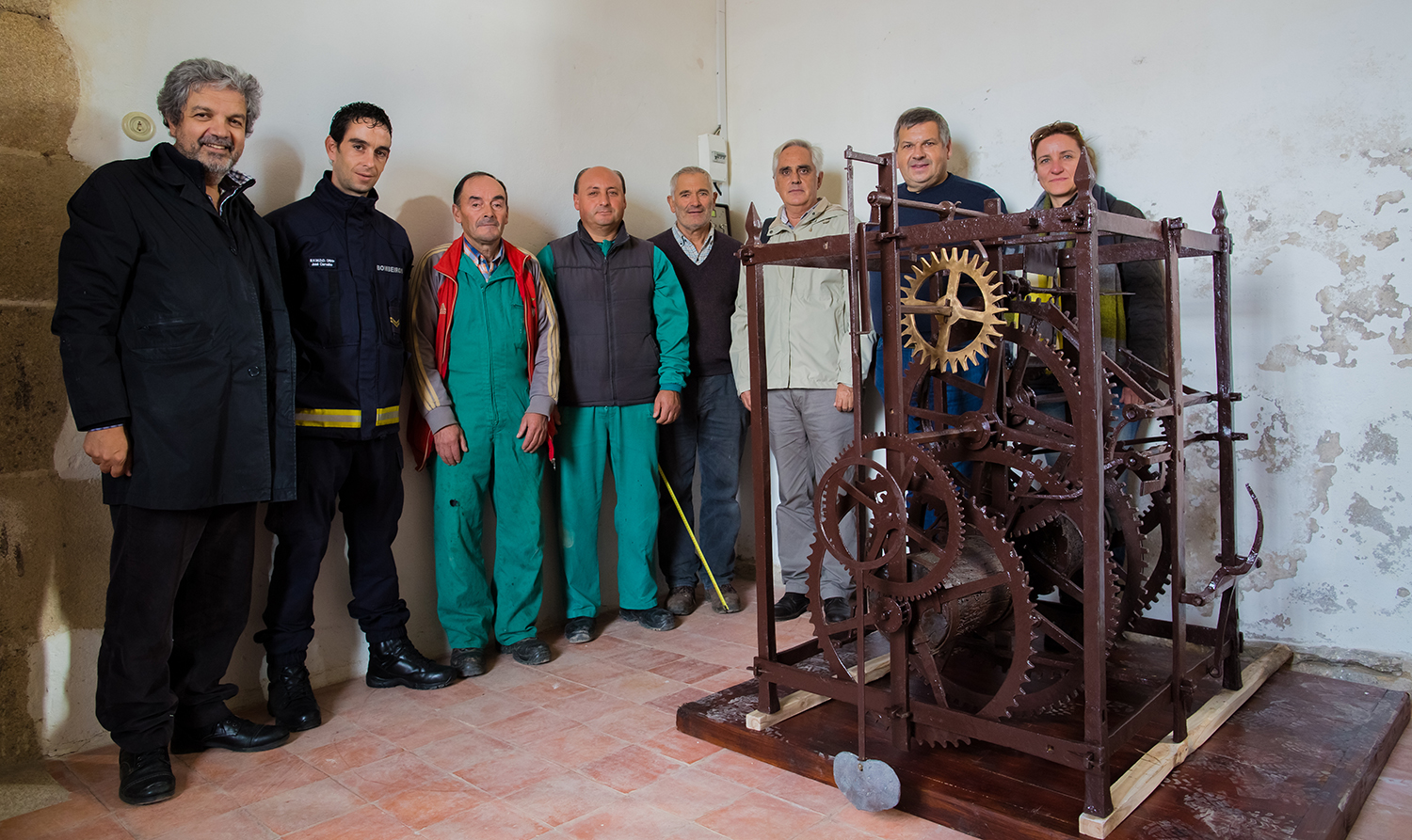 Marcador do Tempo volta à Concatedral de Miranda 13 anos depois mas continua sem funcionar