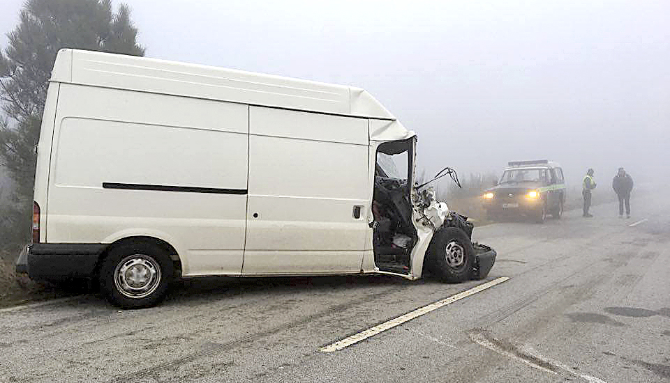 Nevoeiro provocou cinco acidentes no concelho de Vila Flor