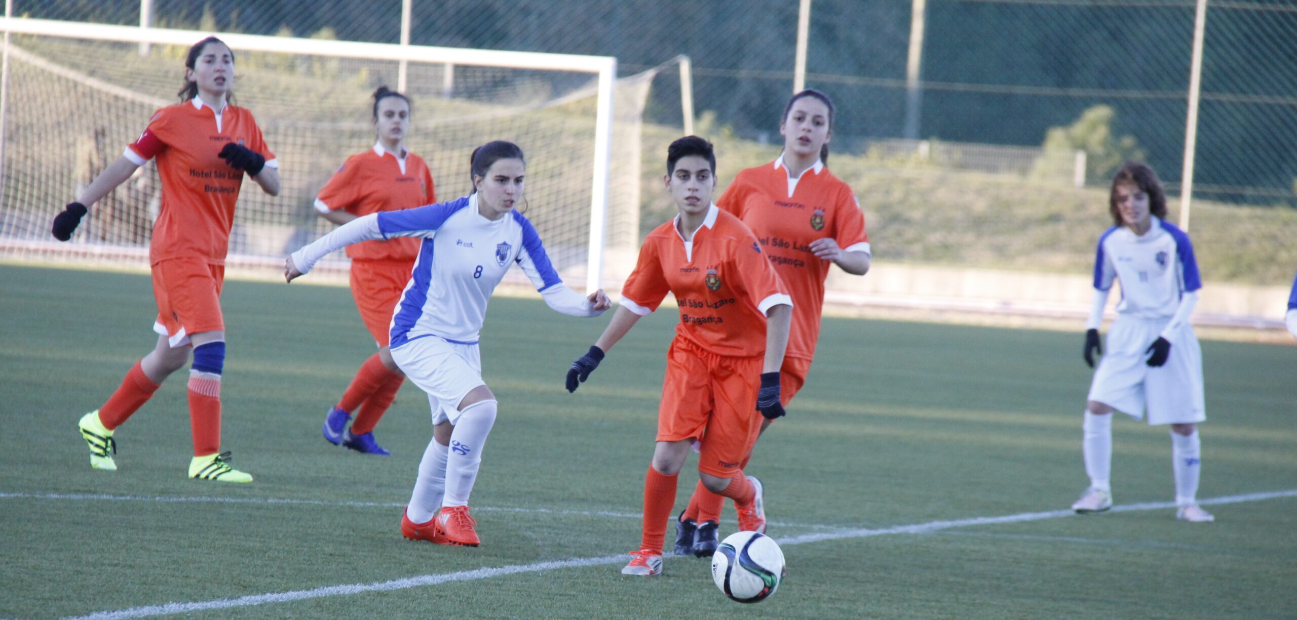 A.F.Bragança satisfeita com o trabalho desenvolvido no Centro de Treinos de futebol feminino