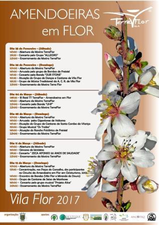 Vila Flor festeja floração das amendoeiras