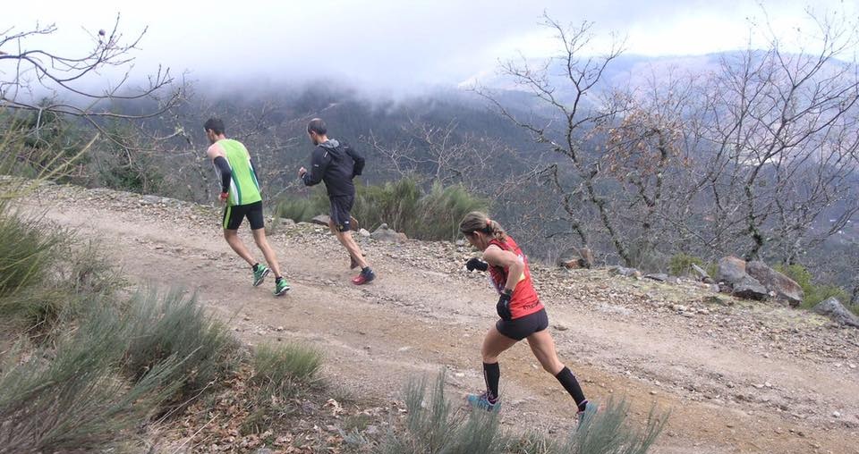 Lucinda Moreiras no pódio em Manteigas