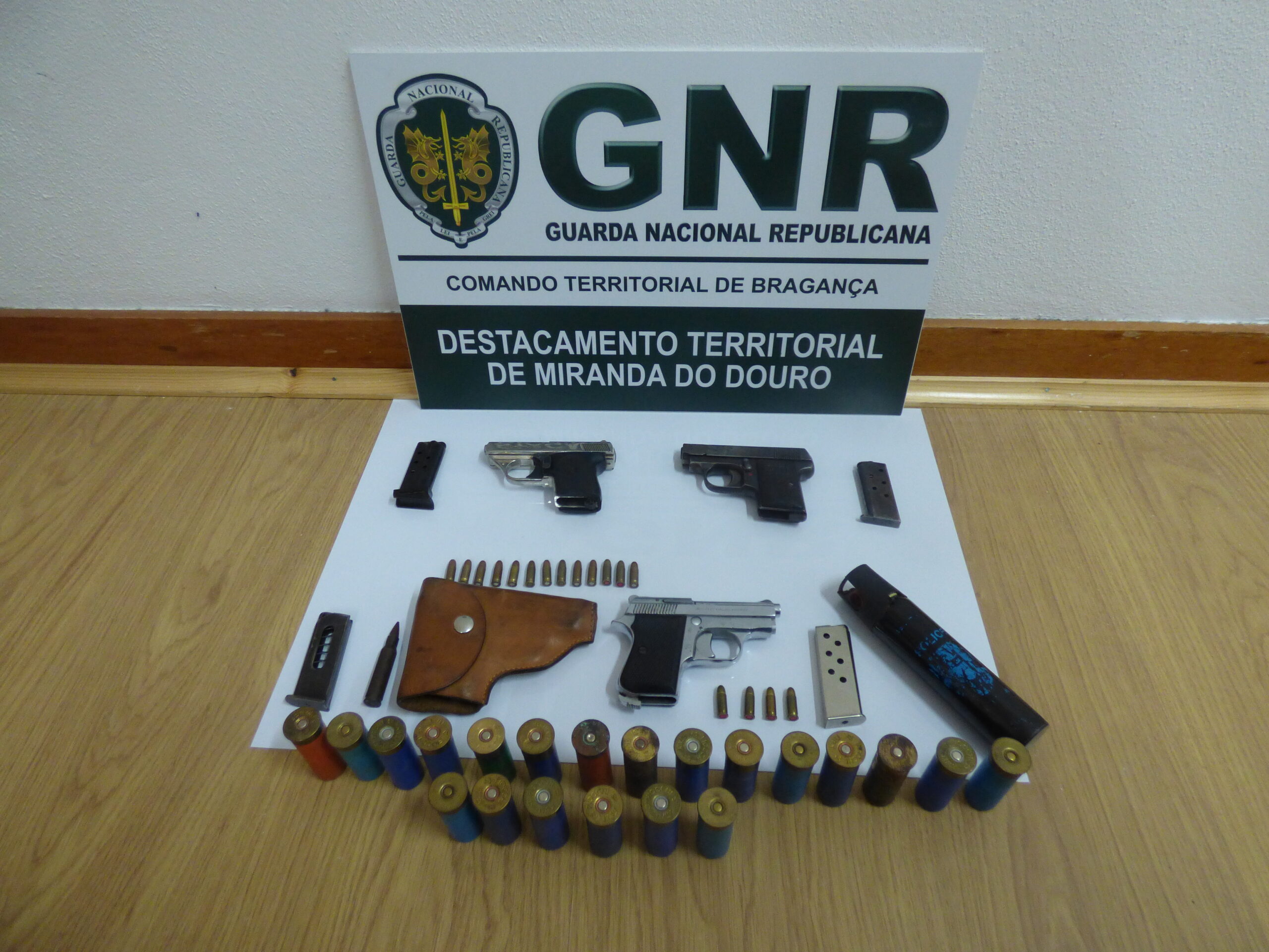 Idoso detido em Mogadouro por suspeita de tráfico de armas de fogo