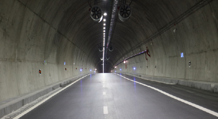 Circulação retomada hoje noTúnel do Marão no sentido Amarante-Vila Real depois de uma semana encerrado