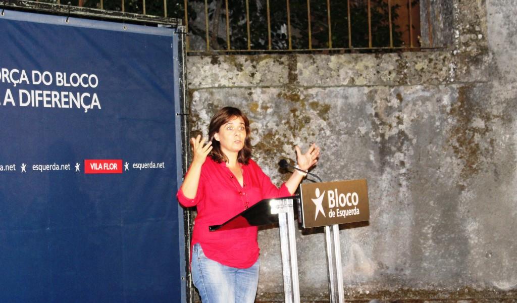 Catarina Martins considera que é preciso lutar pela “valorização do interior”