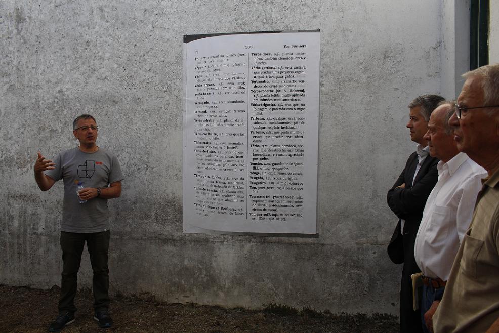 Projecto Voltagem em exposição na antiga cadeia de Miranda do Douro