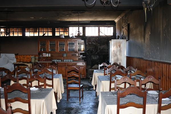 Incêndio causa prejuízos em restaurante de Alfândega da Fé