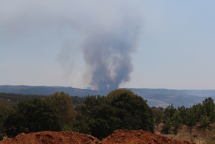 Dominado incêndio que hoje preocupou os bombeiros em Palaçoulo