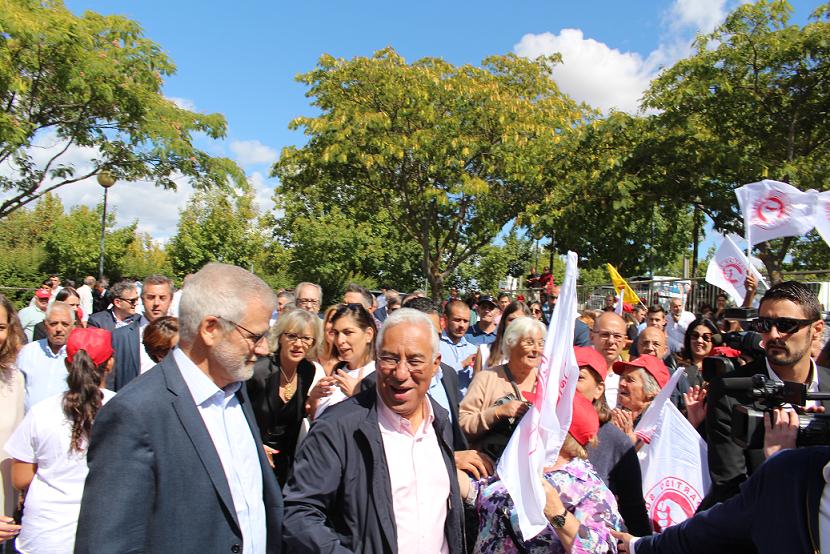 António Costa prometeu melhorias no regadio e nas relações com Espanha na passagem pelo distrito de Bragança