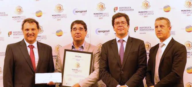 Mirandela recebe galardão de “Município Amigo do Desporto 2017”