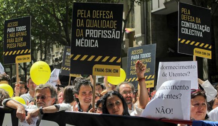 Sindicato fala em 30% de adesão à greve dos médicos na ULS Nordeste