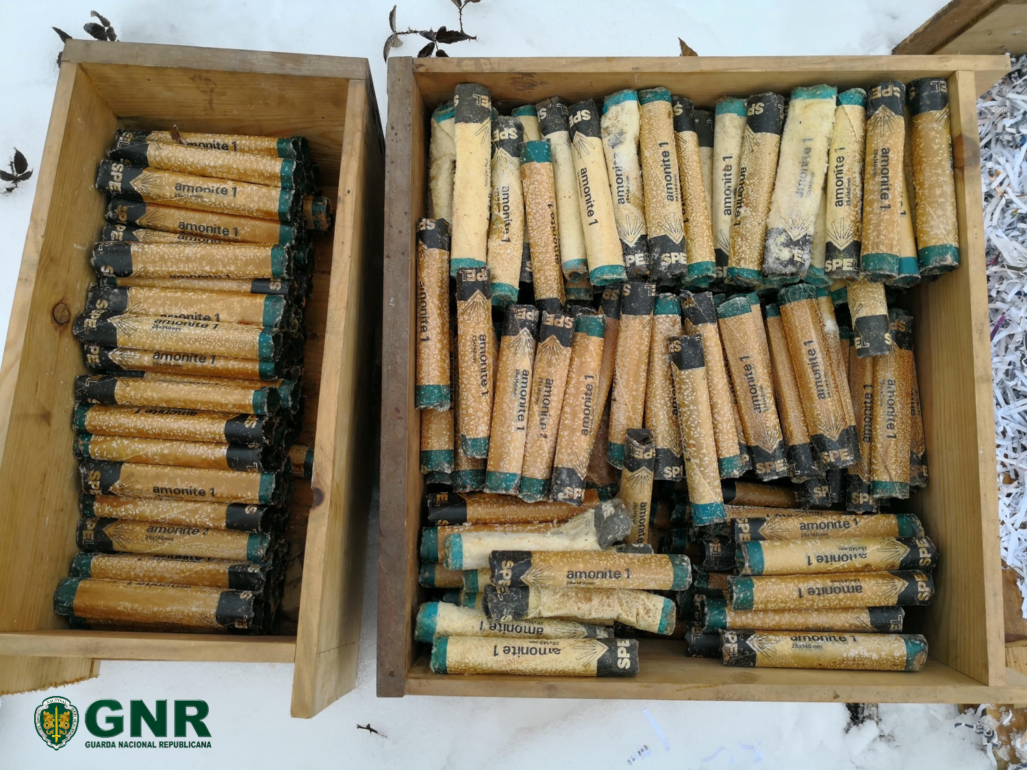 Foram encontrados explosivos em Paredes, Bragança
