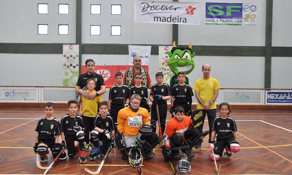 Escolares do CAB em bom plano no V Torneio de Hóquei em Patins na Madeira