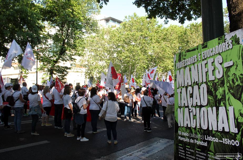 Professores de Bragança e Mirandela estiveram numa manifestação em Lisboa