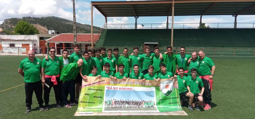 GD Cachão conquista título distrital de iniciados a uma jornada do fim do campeonato