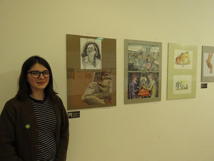 Trabalhos de alunos do secundário em exposição no Centro Cultural Adriano Moreira