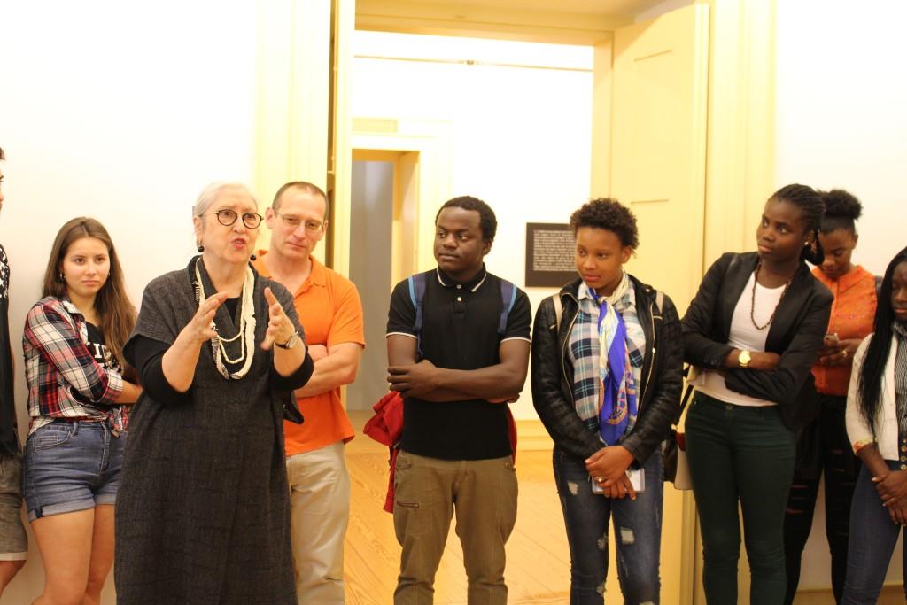 Visita guiada à exposição “Cabo Verde, o espírito de um lugar” pela pintora Graça Morais aos alunos do IPB