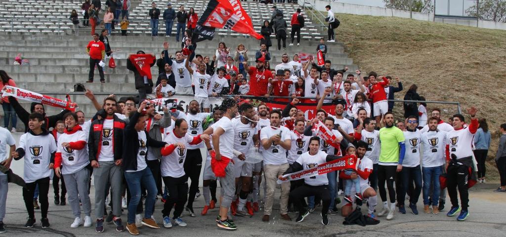 Grupo Desportivo Mirandês conquista título distrital de futebol