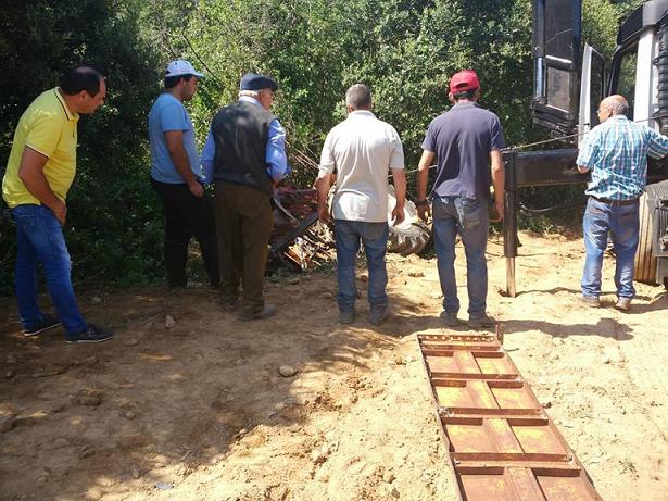 Acidente de tractor provoca um ferido em Podence (Macedo de Cavaleiros)