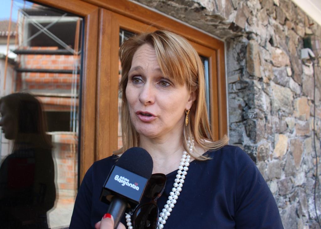Secretária de Estado da Justiça visitou obras na cadeia de Bragança